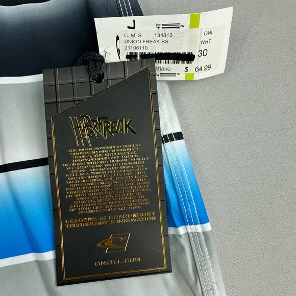 O’Neill Men’s 30 Union Hyperfreak Board Shorts Stretch - Picture 8 of 11